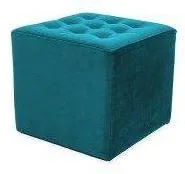 Пуф SIGNAL LORI Velvet Bluvel бирюзовый