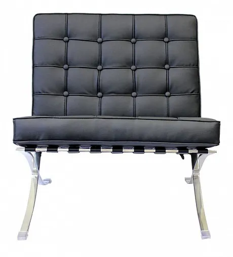 Кресло BARCELONA CHAIR чёрный фото 3