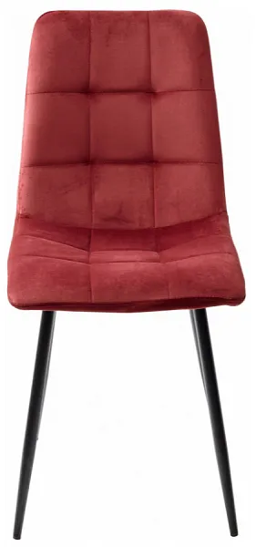 Стул BARI UF910-11 WINE RED, велюр / черный каркас фото 6