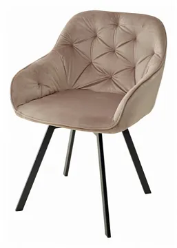 Стул GALE BLUVEL-40 BEIGE, велюр, поворот 360 градусов