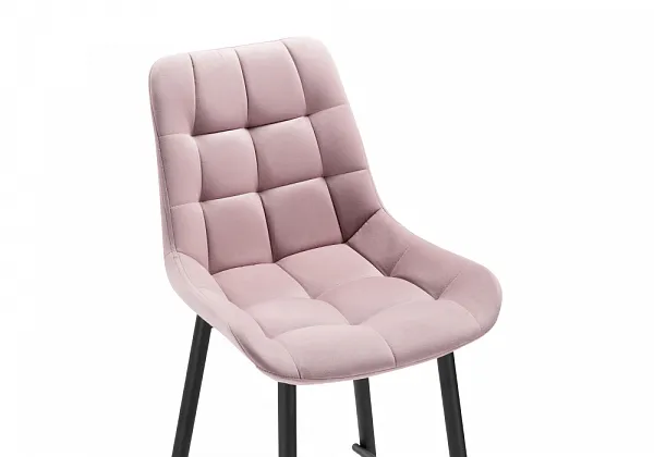 Полубарный стул Алст розовый / черный фото 6