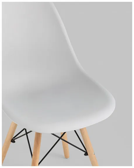 Стул Eames Style DSW светло-серый (разборный каркас) фото 11