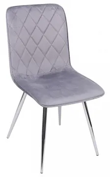 Стул Willis, серый, велюр