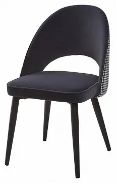 Стул FLAVOUR BLACK, велюр