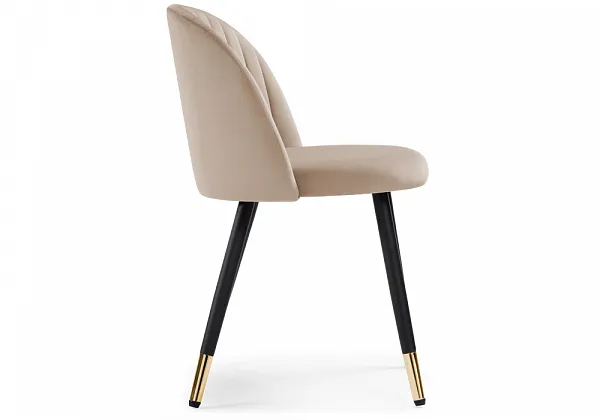 Стул на металлокаркасе Gabi dark beige фото 4