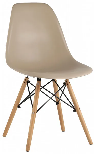 Стул Eames DSW бежевый x4 фото 2