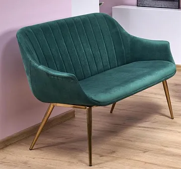 Софа Halmar ELEGANCE 2 XL темно-зеленый/золотой