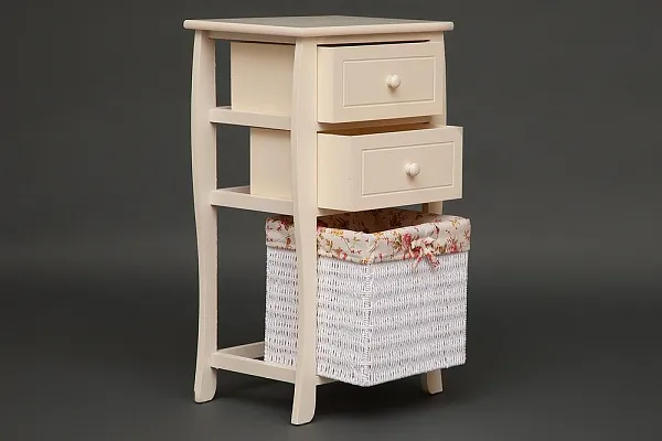 Тумба с корзиной и 2 ящиками secret De Maison ARC 2 ( mod. HX16-827 S ) paulownia, мдф, 70x40x30см, butter white (слоновая кость) фото 8