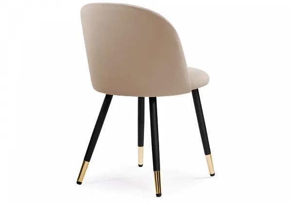 Стул на металлокаркасе Gabi dark beige фото 5