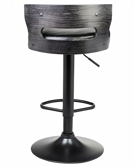 Стул барный DOBRIN FRED BLACK (чёрное дерево, чёрный) фото 4