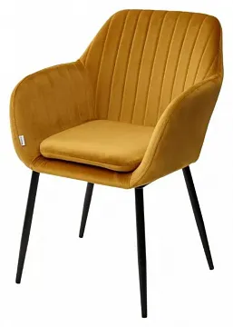 Стул ALABAMA BLUVEL-68 YELLOW, велюр