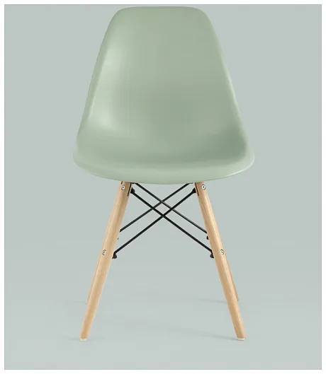 Стул Eames DSW серо-зеленый x4 фото 4