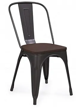 Стул металлический Bistro Wood