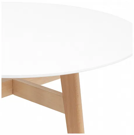 Стол обеденный Target Circle 90*90 белый фото 4