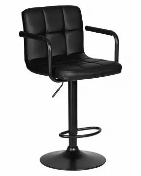 Стул барный  KRUGER ARM BLACK (черный)