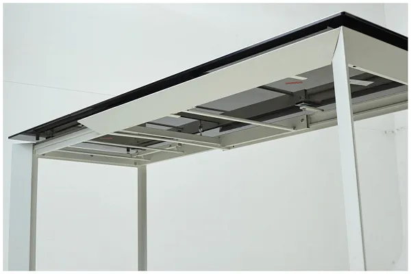 Стол CREMONA 160 KL-188 Контрастный мрамор / белый каркас, ®DISAUR фото 8