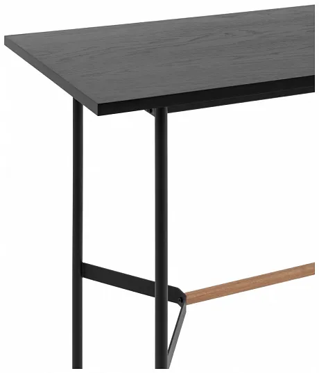 Стол барный Knobb 120*60 черный фото 6