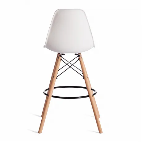 Стул барный Cindy Bar Chair (mod. 80-1) Белый, натуральный фото 4