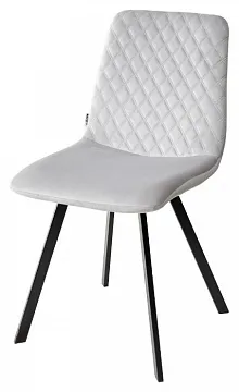 Стул DAIQUIRI BLUVEL-03 LIGHT GREY, велюр