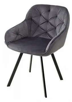 Стул GALE BLUVEL-14 GREY, велюр, поворот 360 градусов