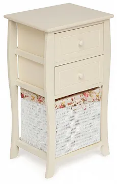 Тумба с корзиной и 2 ящиками secret De Maison ARC 2 ( mod. HX16-827 S ) paulownia, мдф, 70x40x30см, butter white (слоновая кость)