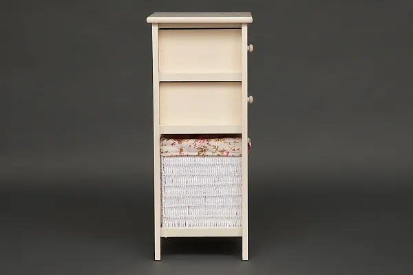 Тумба с корзиной и 2 ящиками secret De Maison ARC 2 ( mod. HX16-827 S ) paulownia, мдф, 70x40x30см, butter white (слоновая кость) фото 6