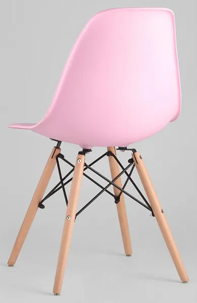 Стул DSW розовый фото 5