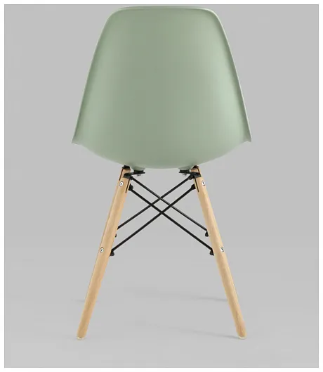 Стул Eames DSW серо-зеленый x4 фото 6