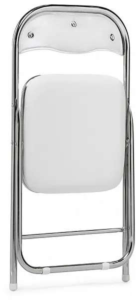 Стул на металлокаркасе Fold 1 складной white / chrome фото 13