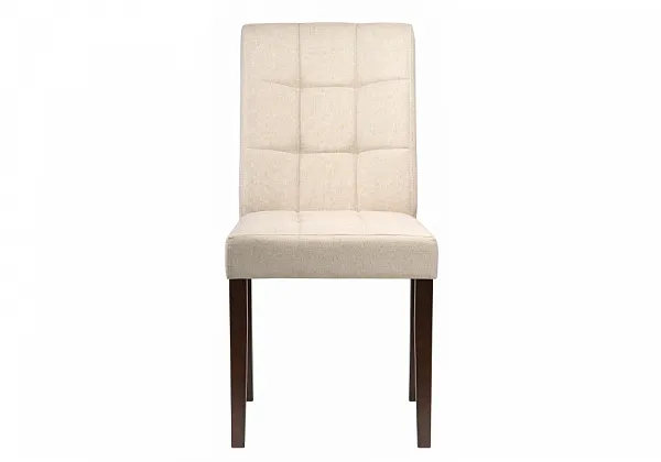 Стул деревянный Madina dark walnut / fabric cream фото 4