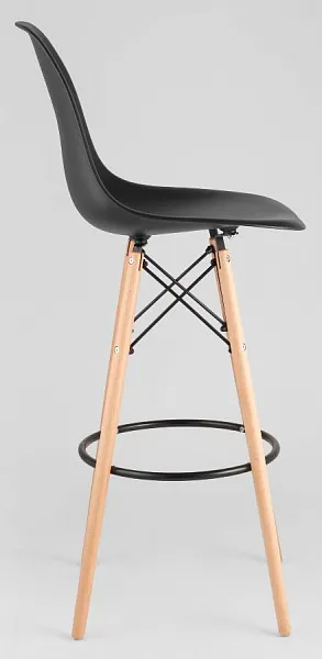 Стул DSW барный черный фото 3
