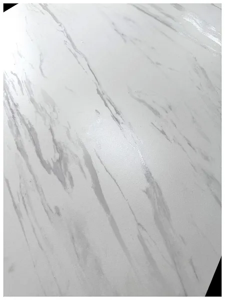 Стол PALERMO 180 KL-99 Белый мрамор матовый, итальянская керамика / черный каркас, ®DISAUR фото 3