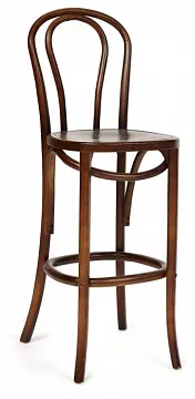 Стул THONET CLASSIC BAR CHAIR дерево вяз, тонировка темный орех (№5)