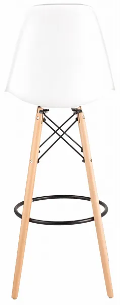 Стул DSW барный белый фото 3