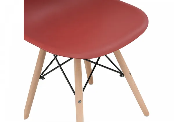 Стул Eames PC-015 бордо фото 8