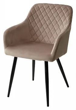 Стул BRANDY BLUVEL-40 бежевый/ черный каркас