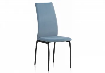 Стул на металлокаркасе Tod light blue