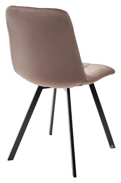 Стул CHILLI SQUARE BLUVEL-38 LATTE, велюр фото 3