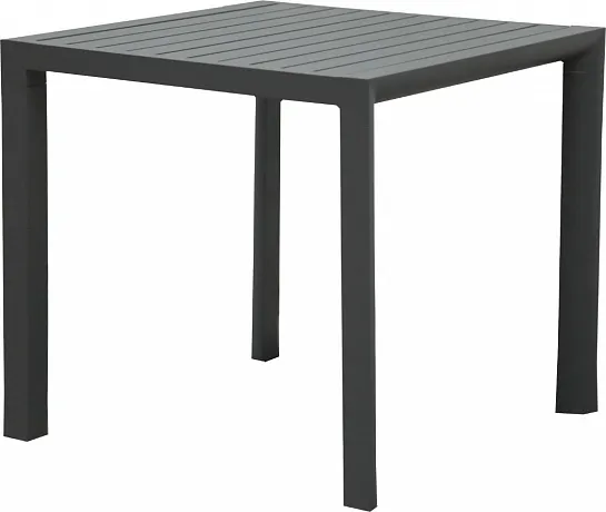 Стол садовый Toronto антрацит 80x80