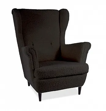 Кресло Signal LORD BARANEK (черный/венге)