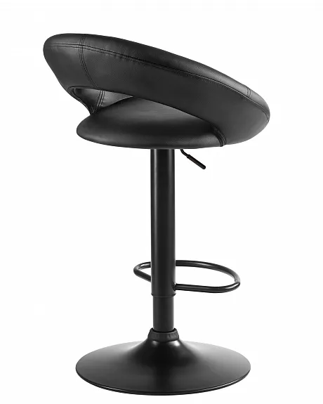 Стул барный MIRA BLACK чёрный фото 5