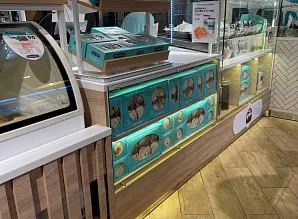 Производство мебели и барной стойки для кафе-пекарни Cinnabon на Лиговском Фото 6