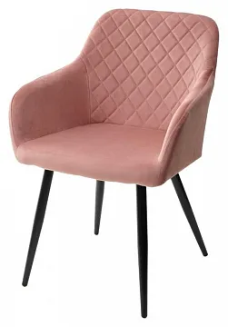 Стул BRANDY BLUVEL-52 розовый/ черный каркас