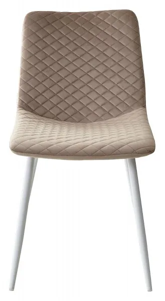 Стул TINTIN BLUVEL-40 BEIGE / белый каркас фото 2