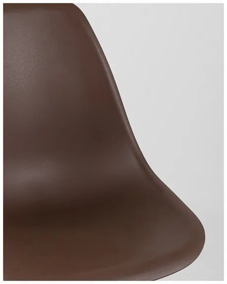 Стул Eames Style DSW коричневый (разборный каркас) фото 11