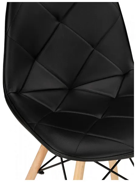 Стул деревянный Kvadro 1 black / wood фото 8