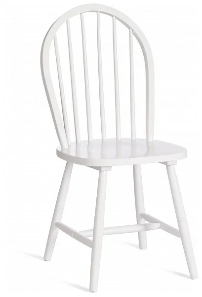 Стул AVERY (mod. 1101)дерево гевея, White
