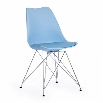 Стул TULIP IRON CHAIR голубой