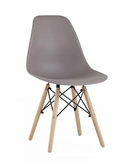 Стул Eames Style DSW темно-бежевый (разборный каркас)