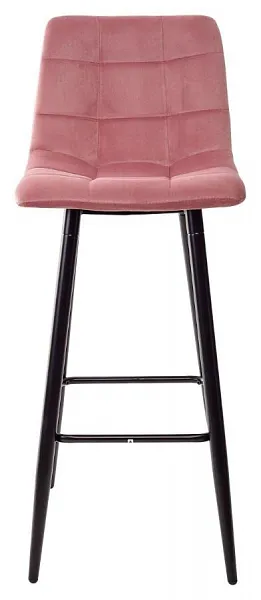 Барный стул LECCO UF910-07 PINK, велюр фото 3